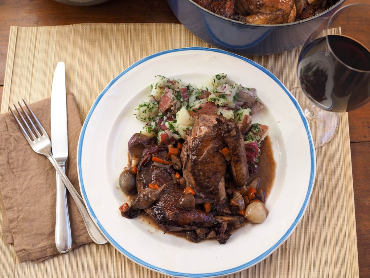 National Poultry Day and Game Hens Coq au Vin